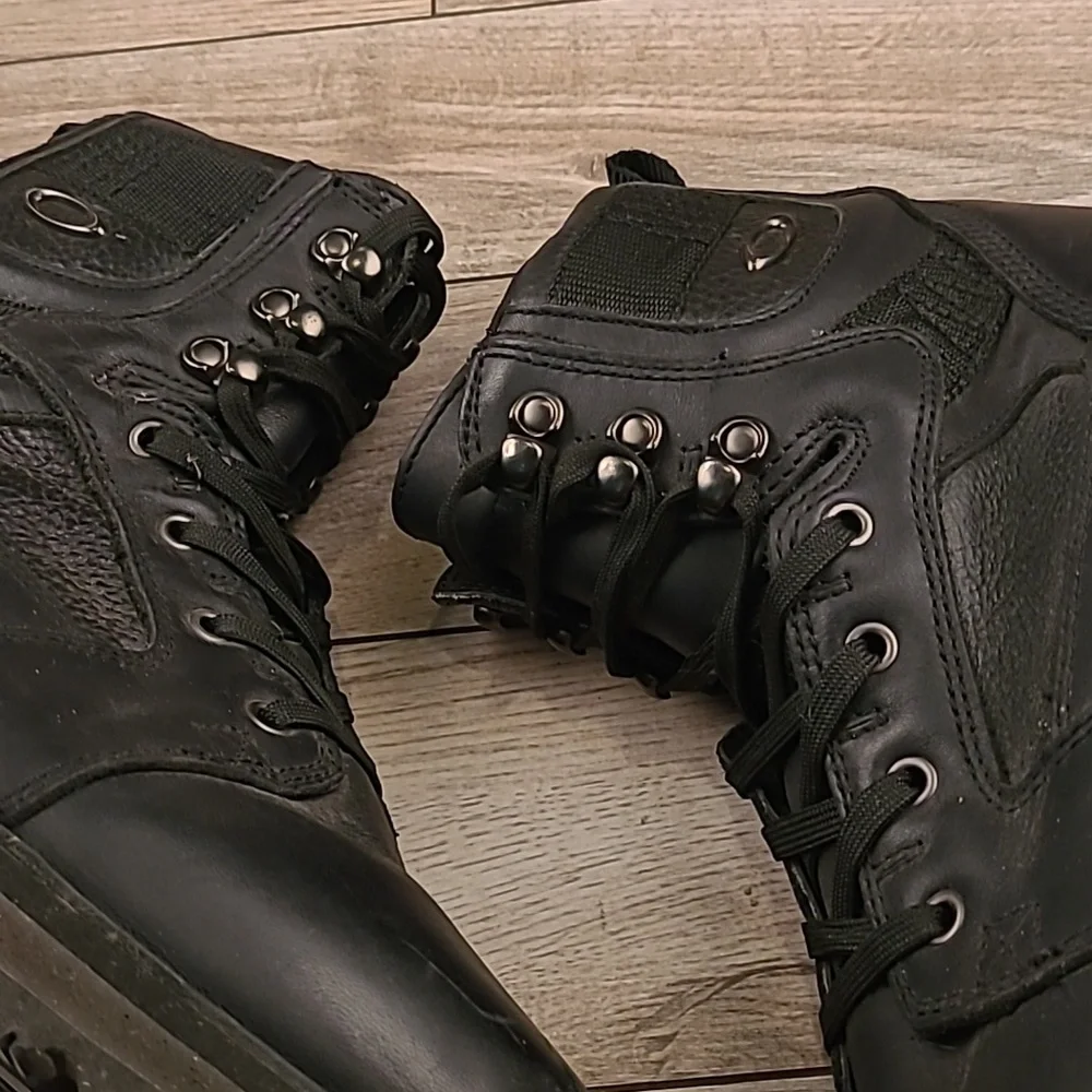 OAKLEY Stompers Tactical Field Gear Black Gatling Sz 12 Lace Up Boots‎ VTG RARE